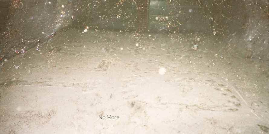 Artwork and lyrics for No More, from the Archaeology booklet