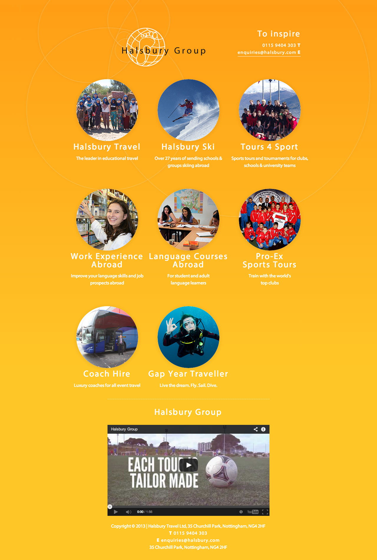 Halsbury Group website screenshot