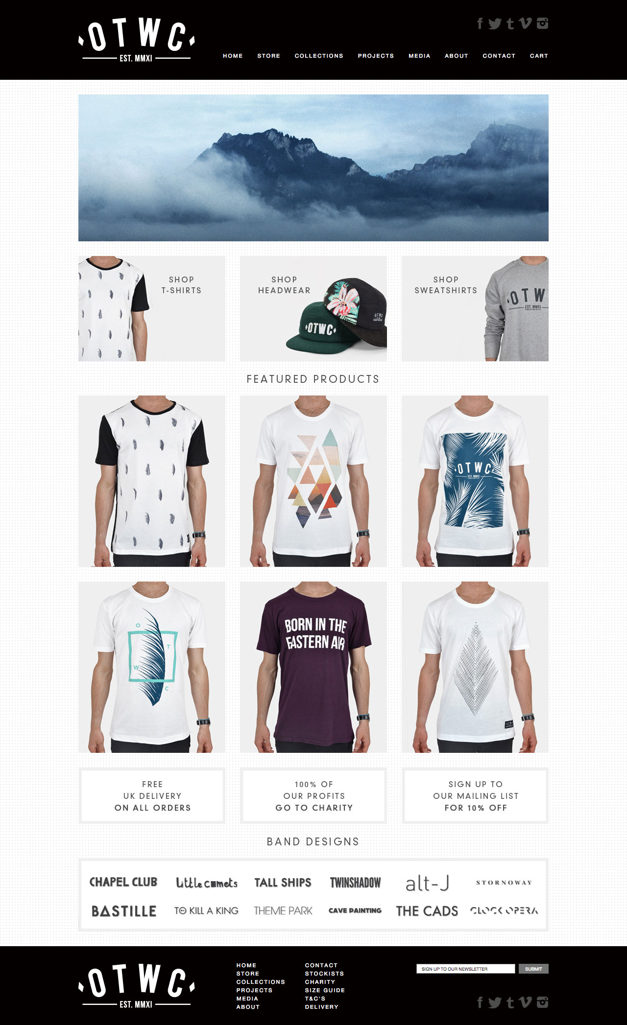 Out The Woods Clothing screenshot