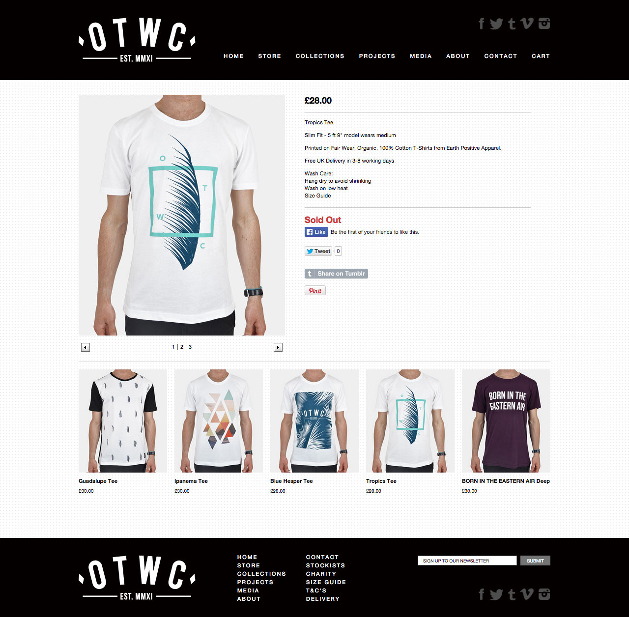 Out The Woods Clothing screenshot